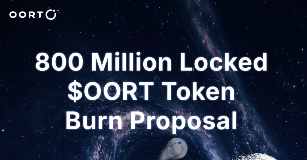 the burning of 800 million locked OORT tokens